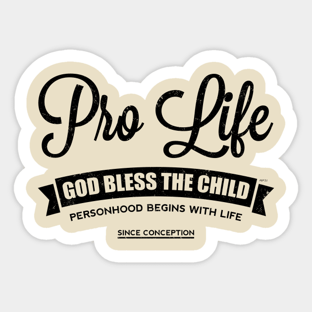 Pro Life Sticker by morningdance